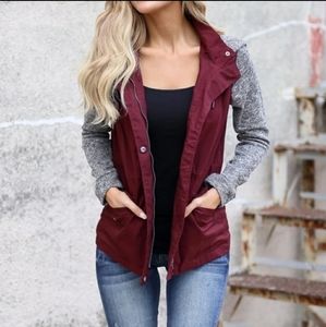 Hooded Anorak utility military jacket